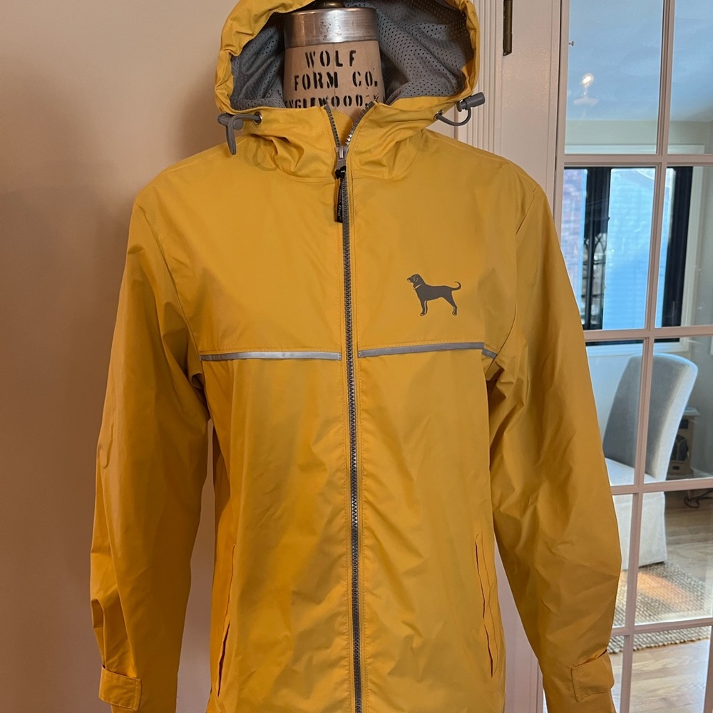 Black Dog Raincoat